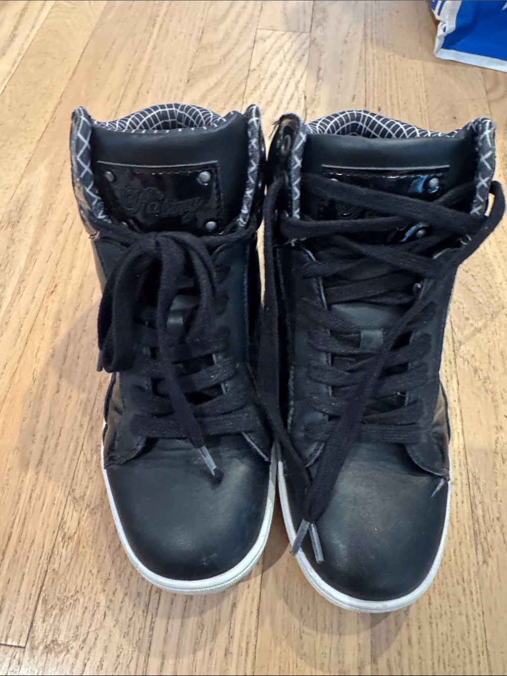 Pastry Black High-Top Sneakers
